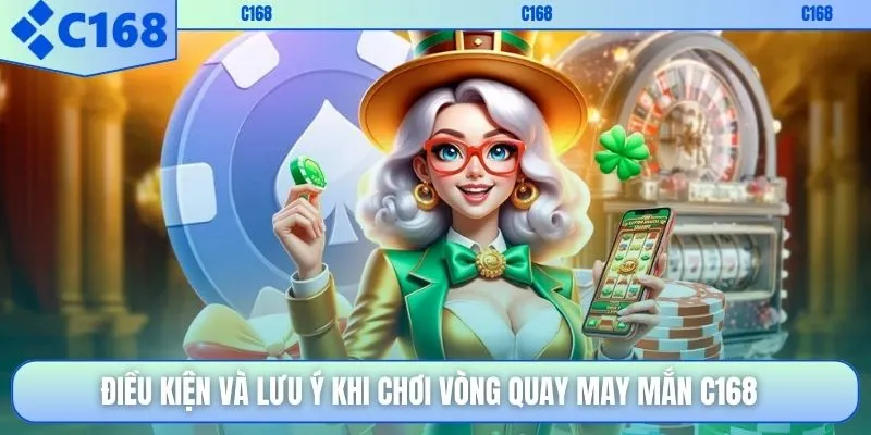 Điều kiện và lưu ý khi chơi vòng quay may mắn C168